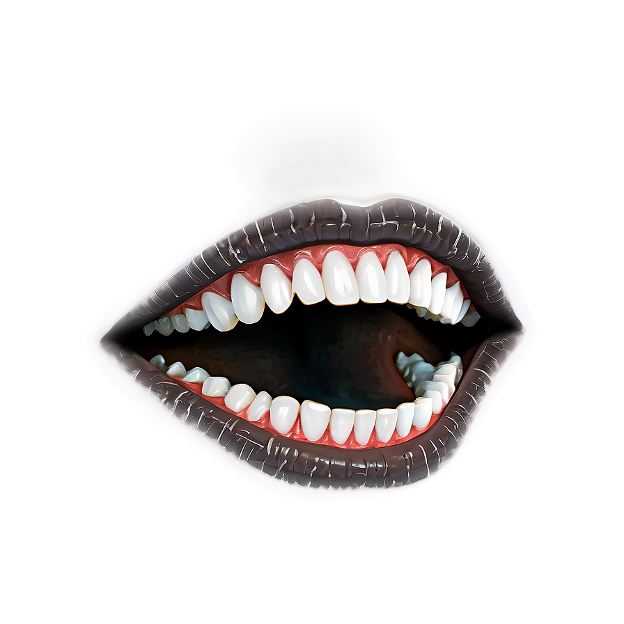 Gothic Horror Mouth Png 06212024 PNG image