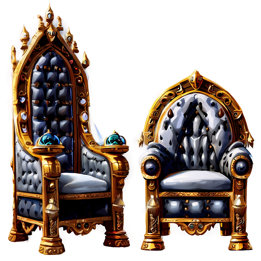 Gothic King Throne Png 06262024 PNG image