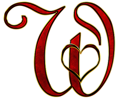 Gothic Letter U Art PNG image