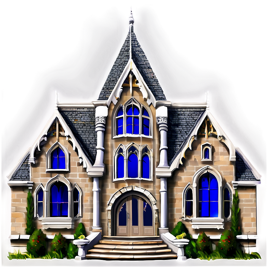 Gothic Mansion Detail Png Vdn98 PNG image