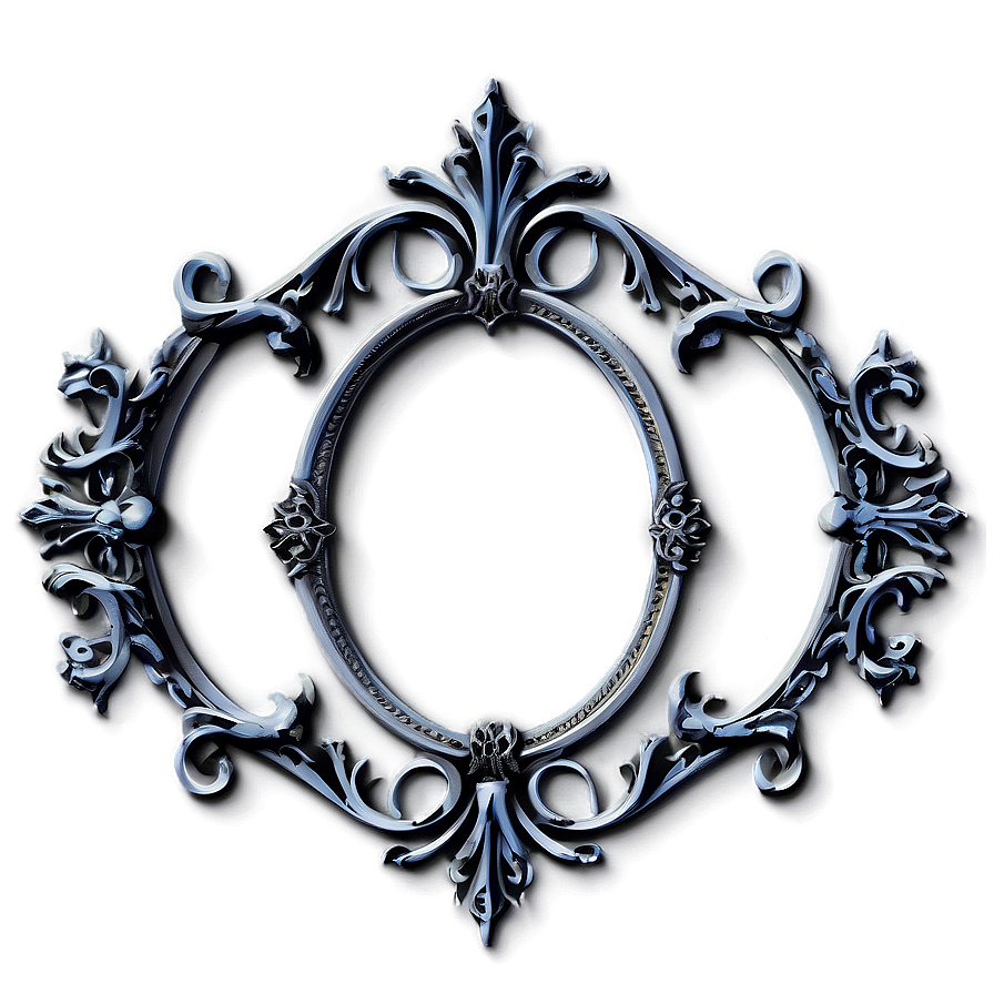 Gothic Ornate Frame Png 06272024 PNG image