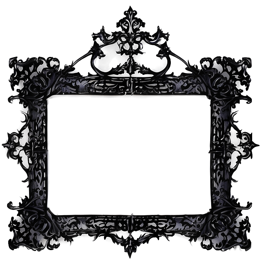 Gothic Picture Frame Png 05042024 PNG image