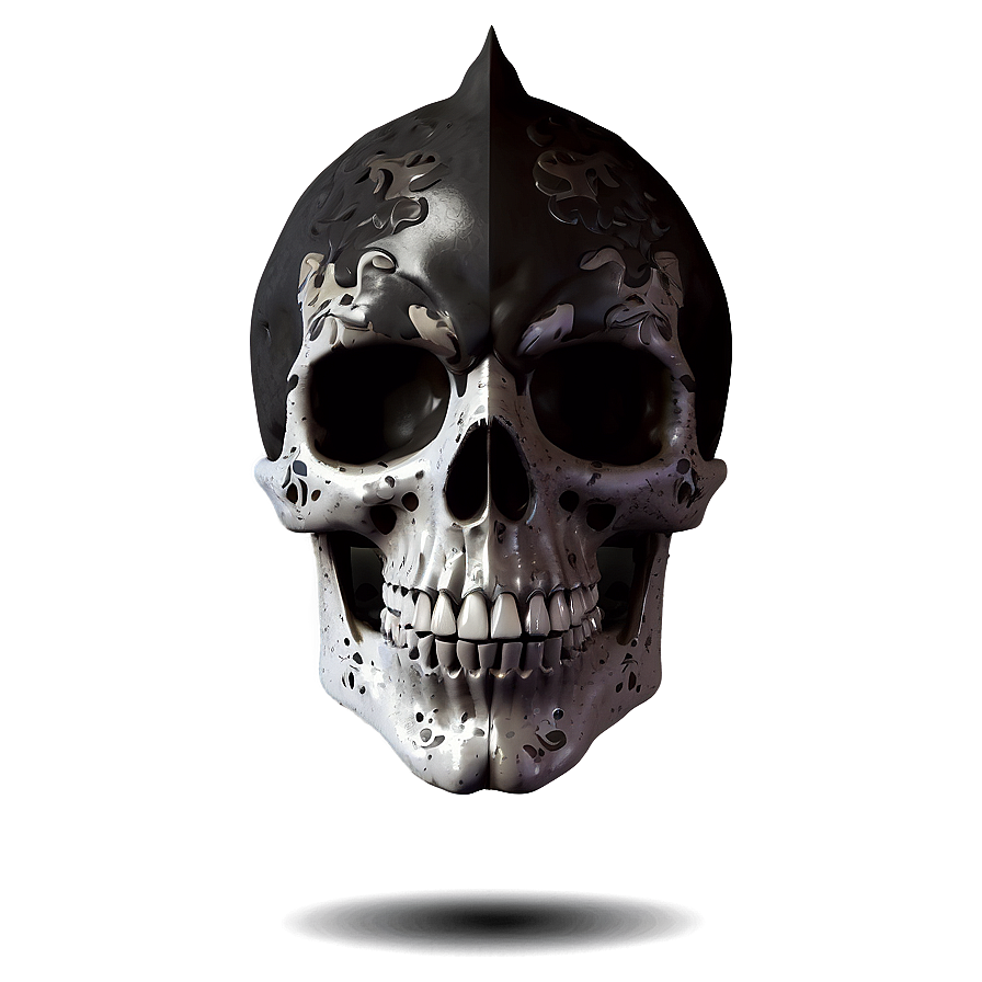 Gothic Skull Face Artwork Png 52 PNG image