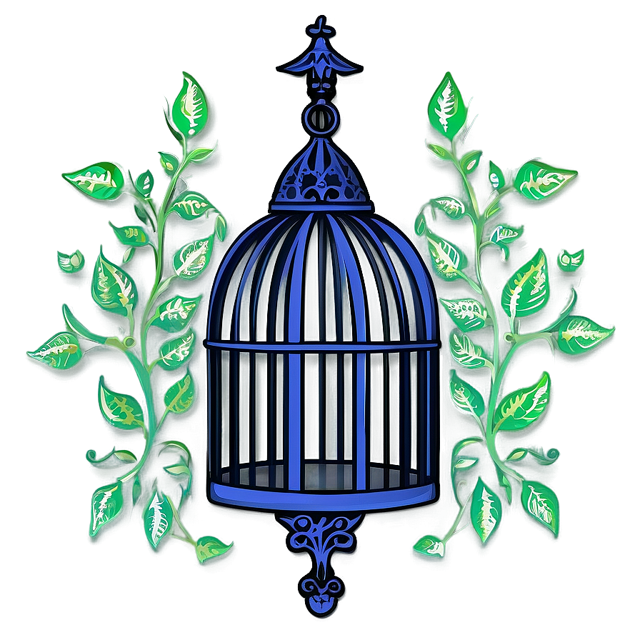 Gothic Style Birdcage Png 05252024 PNG image