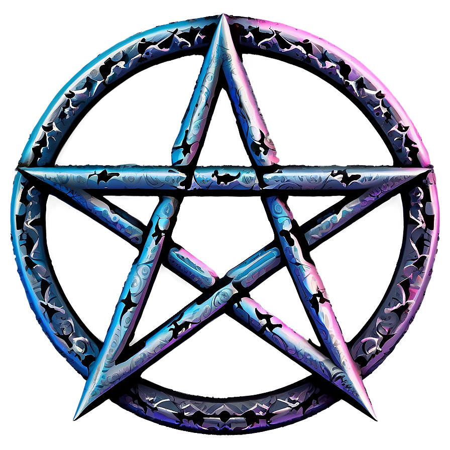 Gothic Style Pentagram Png 6 PNG image