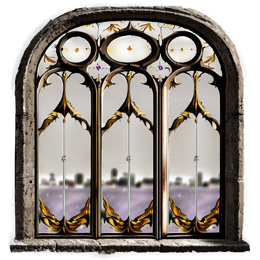 Gothic Style Window Png 05042024 PNG image