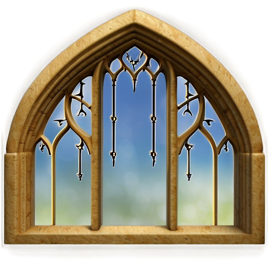 Gothic Style Window Png 05042024 PNG image