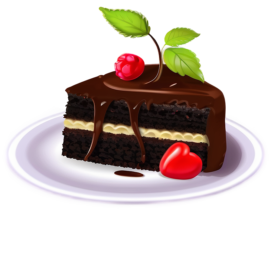 Gourmet Chocolate Cake Png Miq43 PNG image