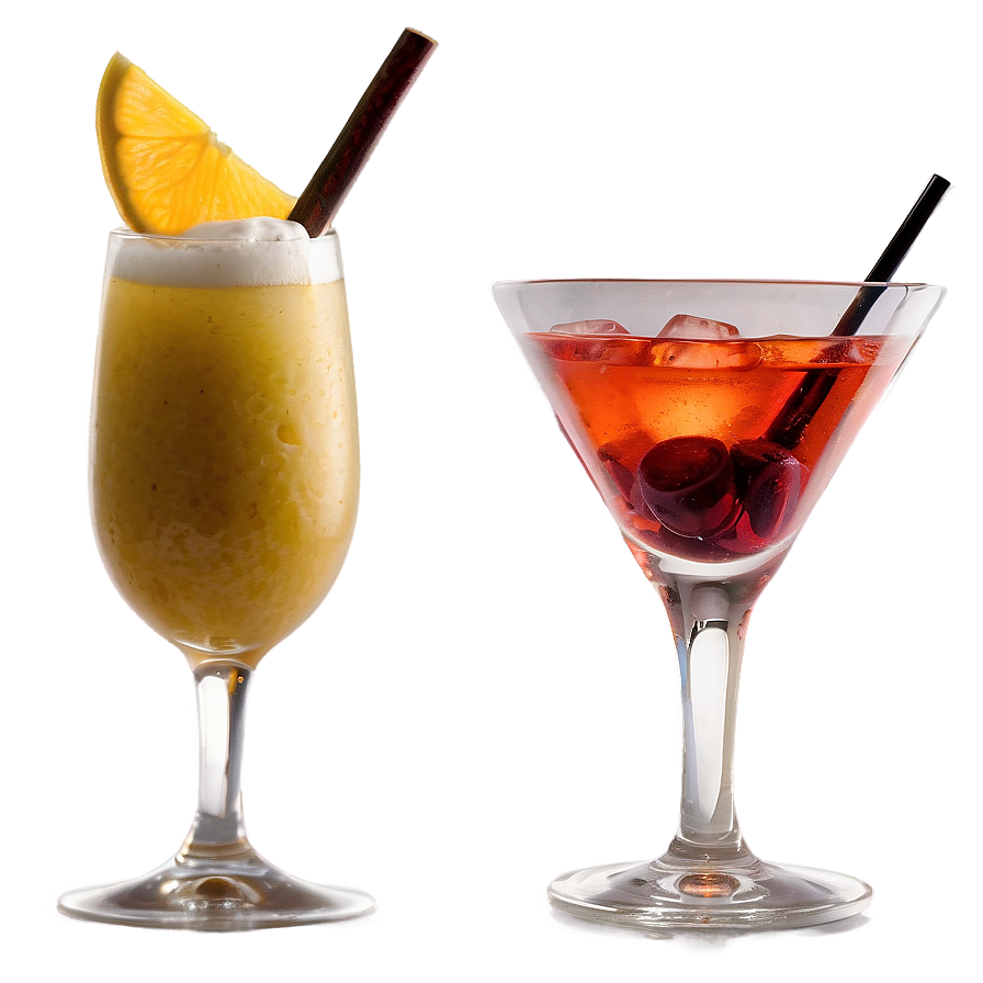 Gourmet Cocktails Png Mst PNG image