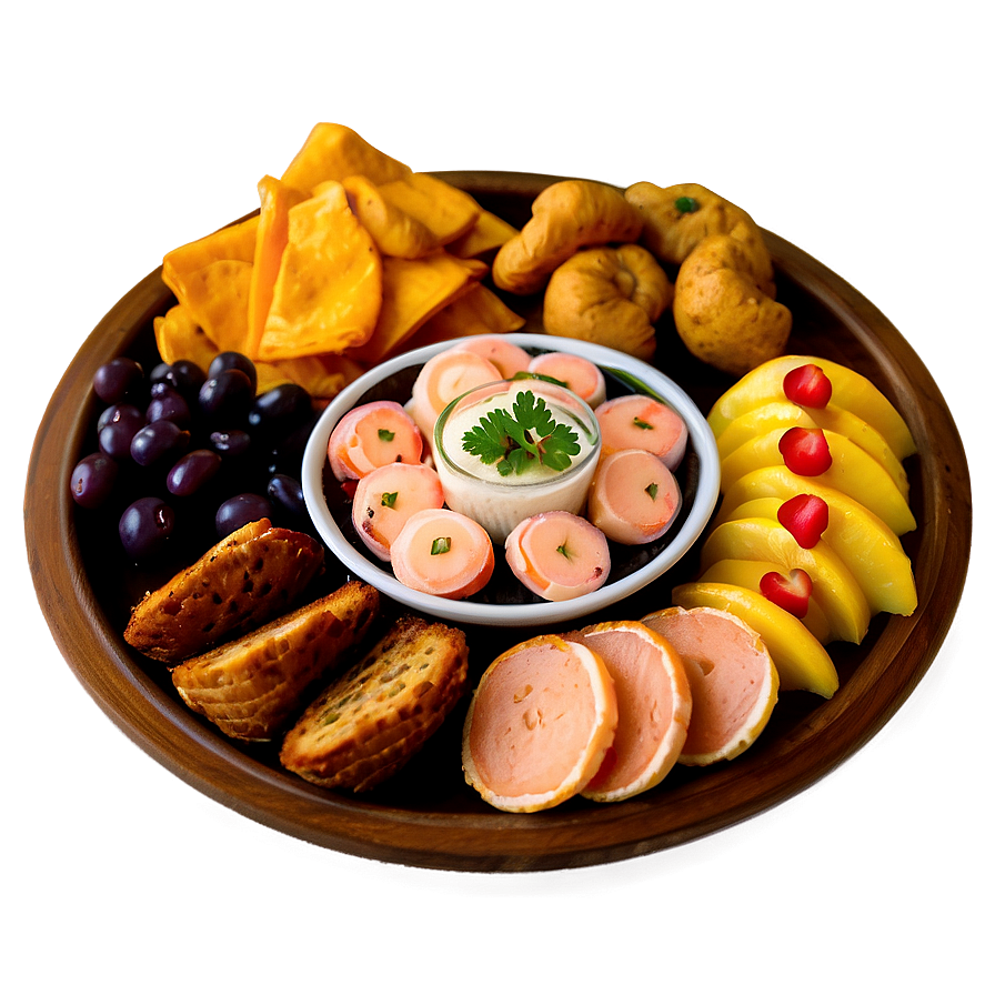 Gourmet Food Platter Png 05212024 PNG image