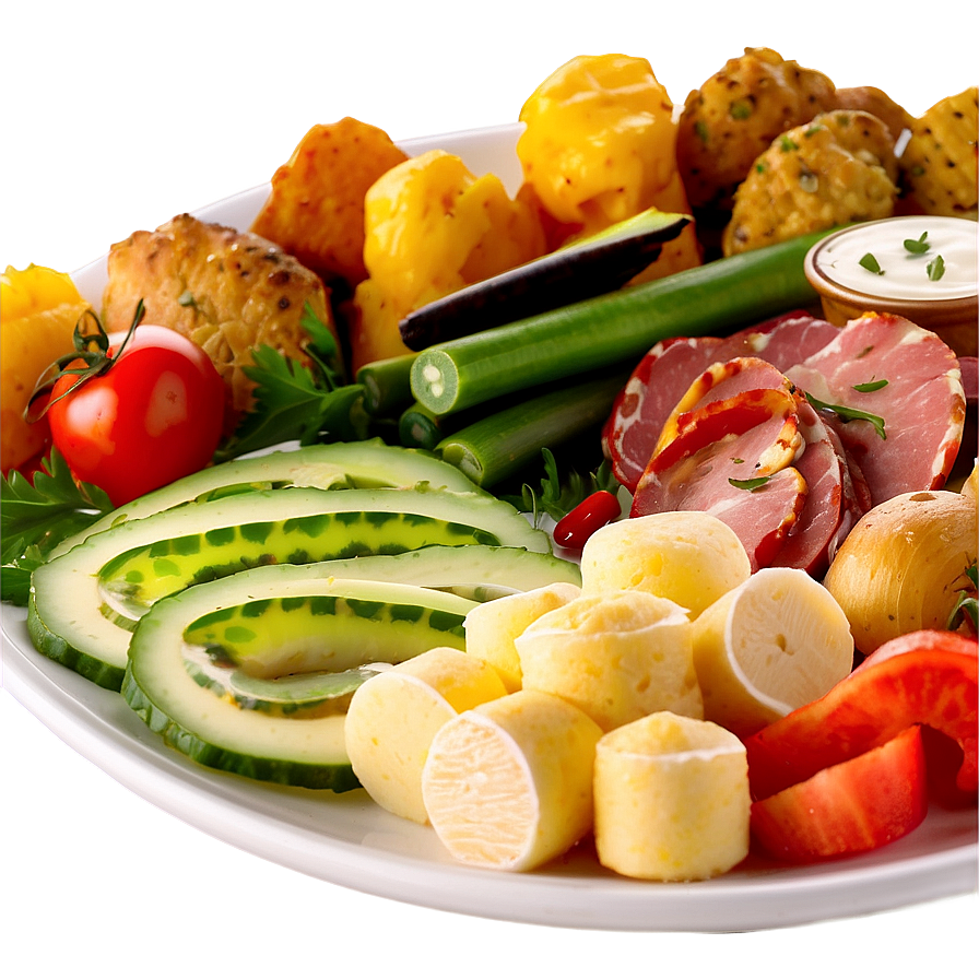 Gourmet Food Platter Png Ajl3 PNG image