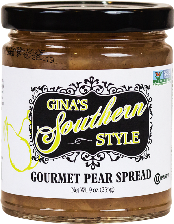 Gourmet Pear Spread Jar PNG image