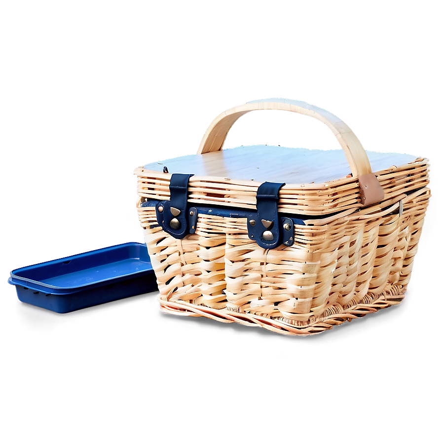 Gourmet Picnic Basket Png 06122024 PNG image