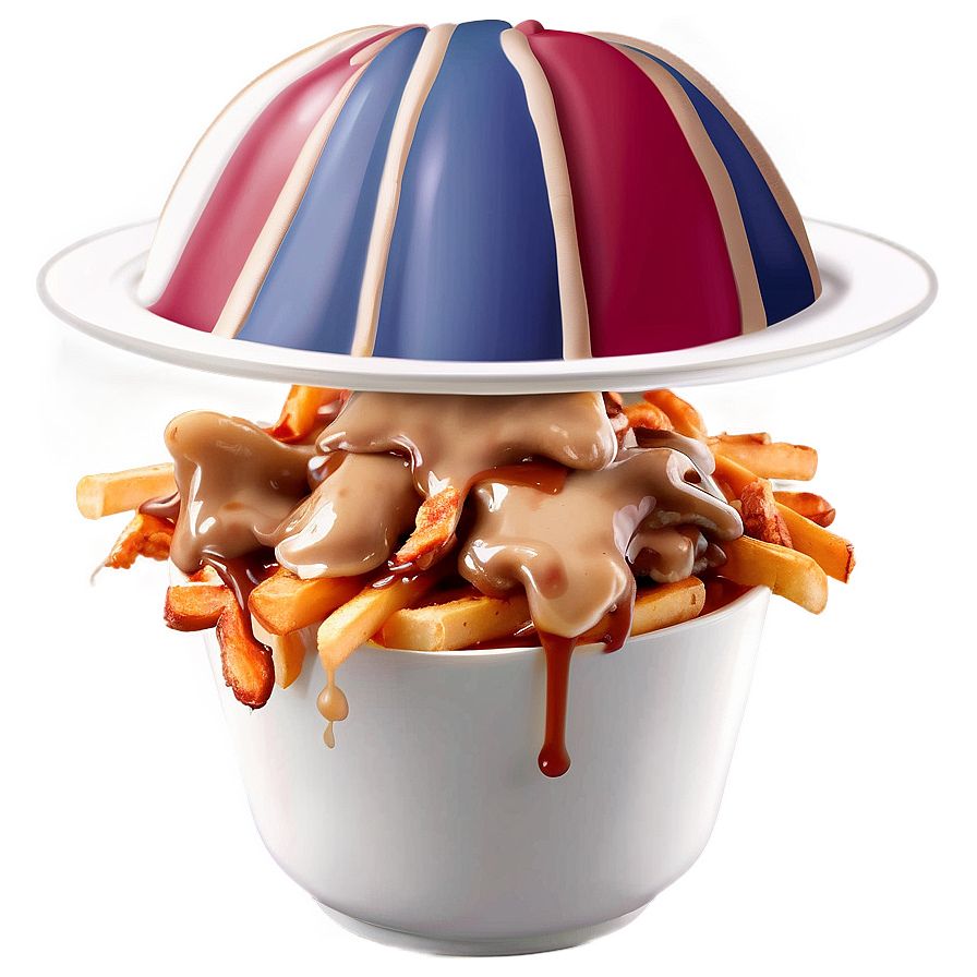 Gourmet Poutine With Mushroom Gravy Png 06252024 PNG image