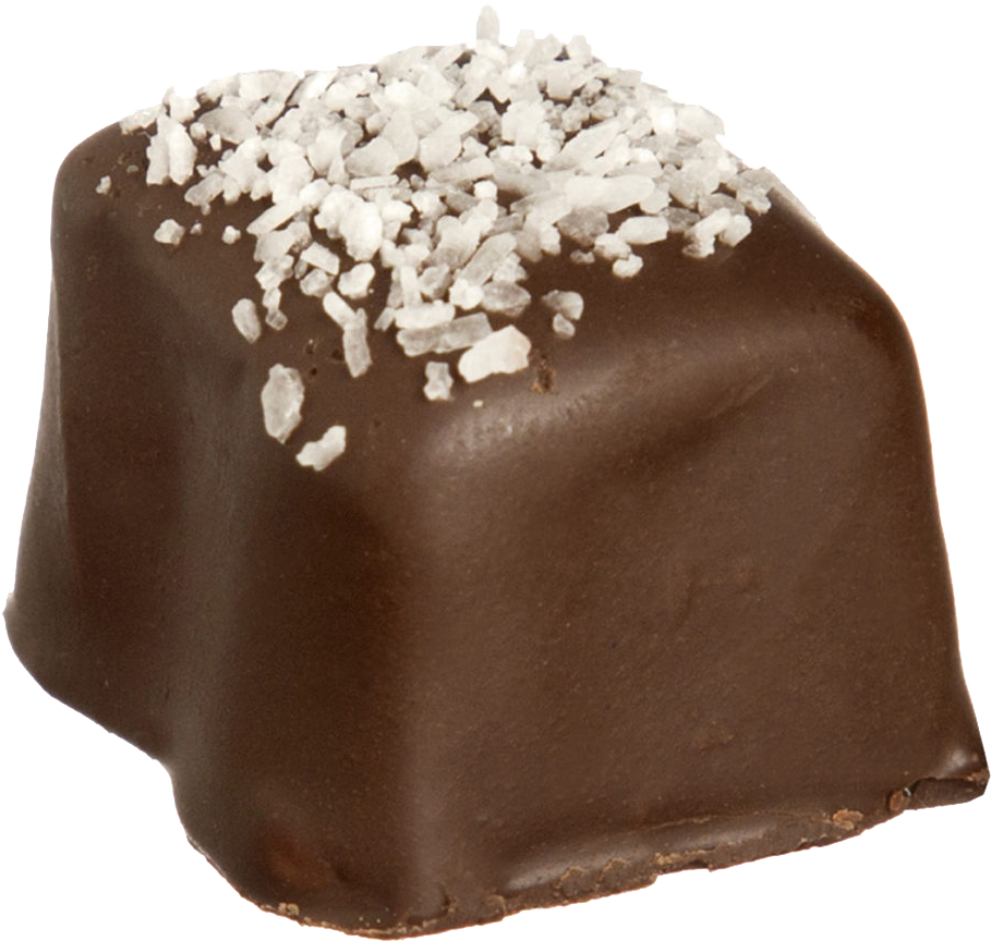 Gourmet Salted Caramel Chocolate PNG image