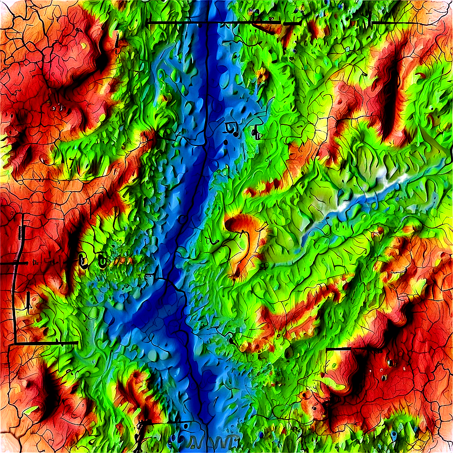 Gps Topographic Map Png 06202024 PNG image