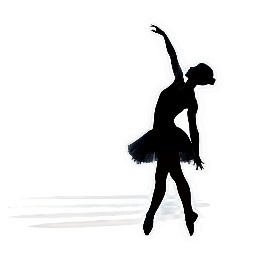 Graceful Ballet Silhouette Png 05212024 PNG image