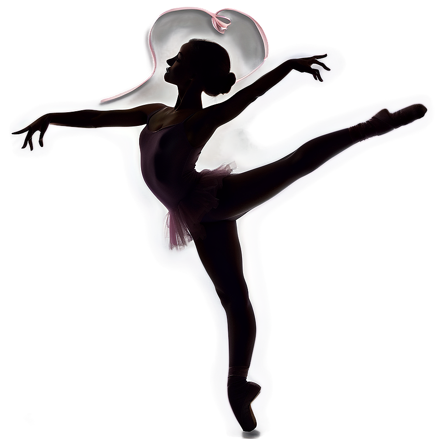 Graceful Ballet Silhouette Png Hst89 PNG image