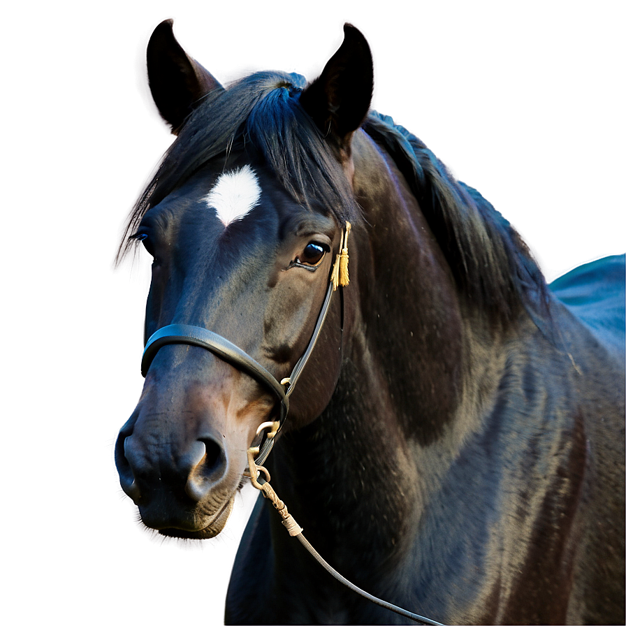 Graceful Black Mare Png Kch98 PNG image