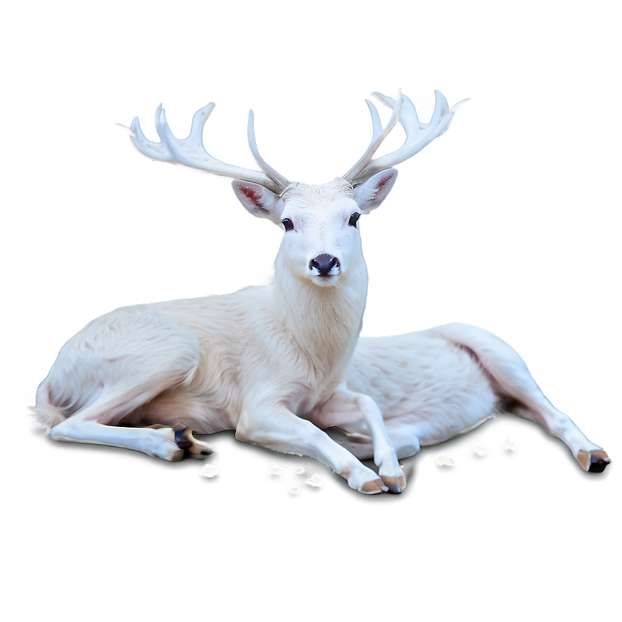 Graceful White Deer Png Wnj18 PNG image