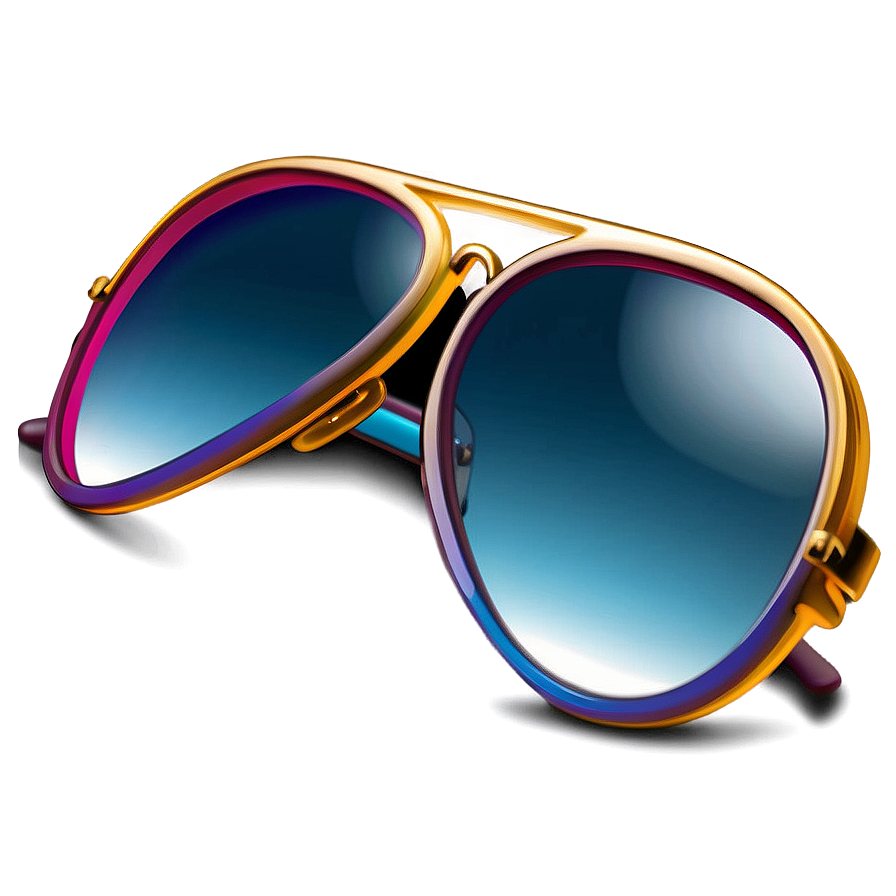 Gradient Aviator Sunglasses Png Uod30 PNG image