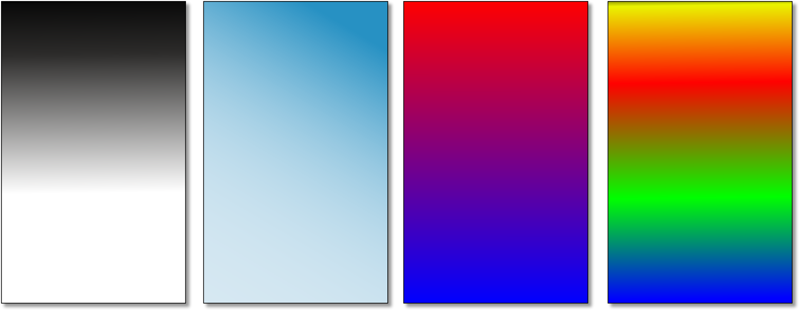 Gradient Color Panels PNG image