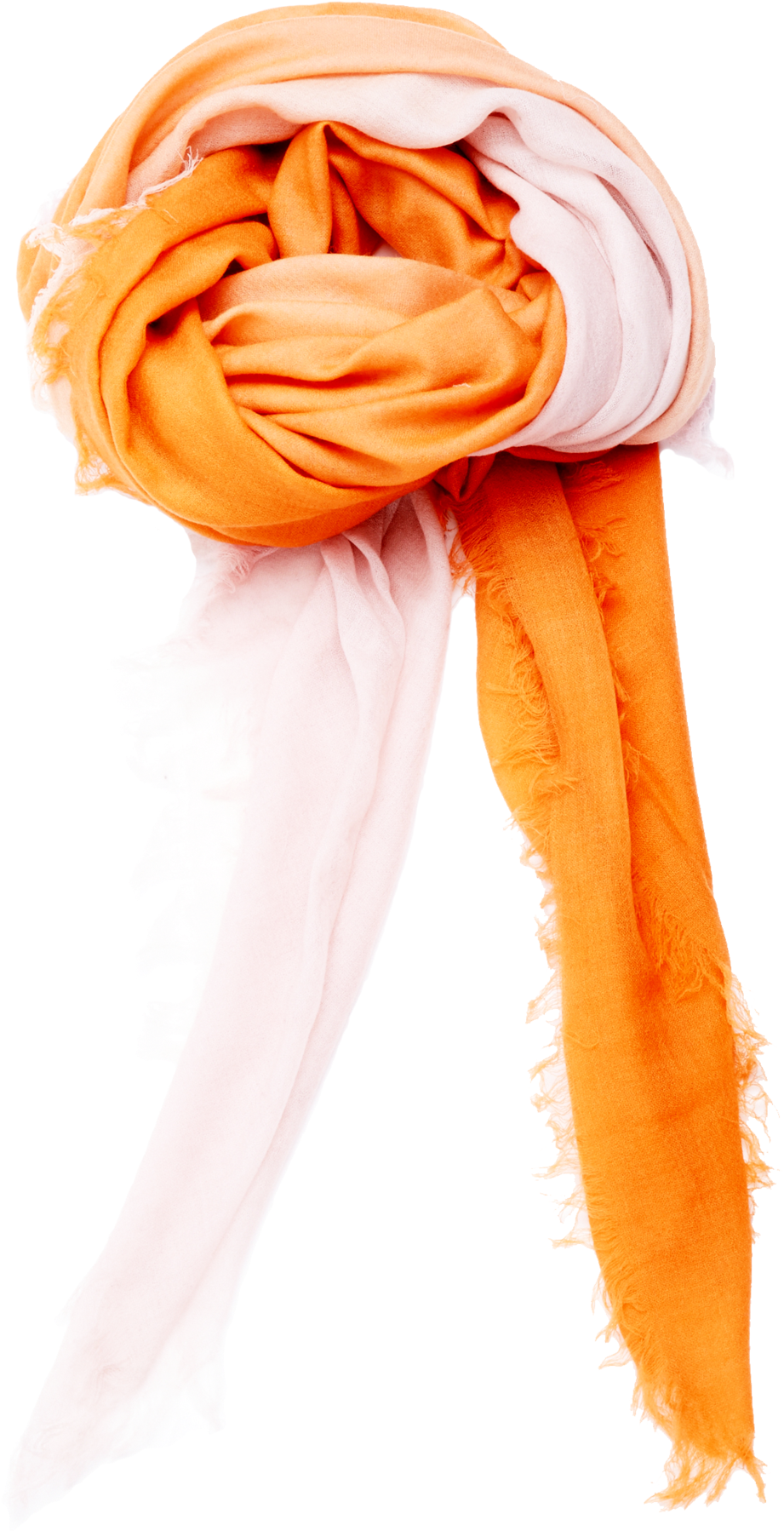 Gradient Persimmon Scarf PNG image