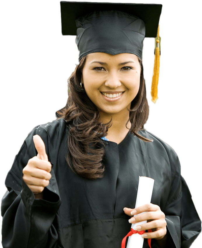 Graduate Success Thumbs Up.png PNG image