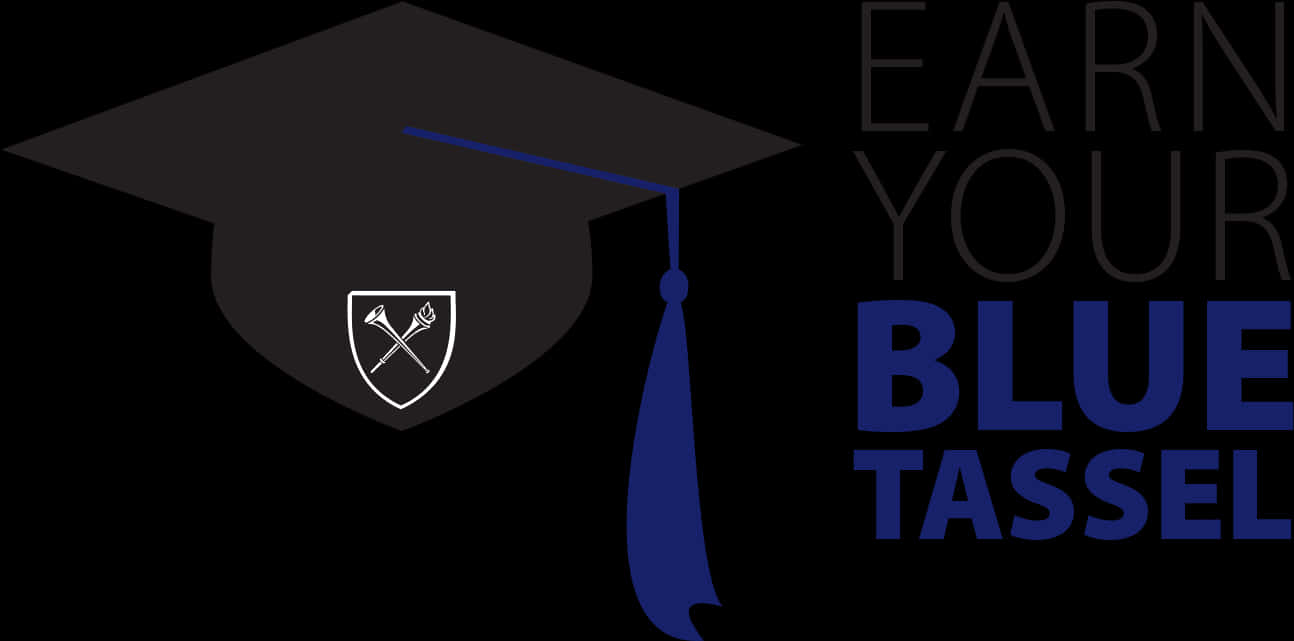 Graduation Blue Tassel Concept PNG image