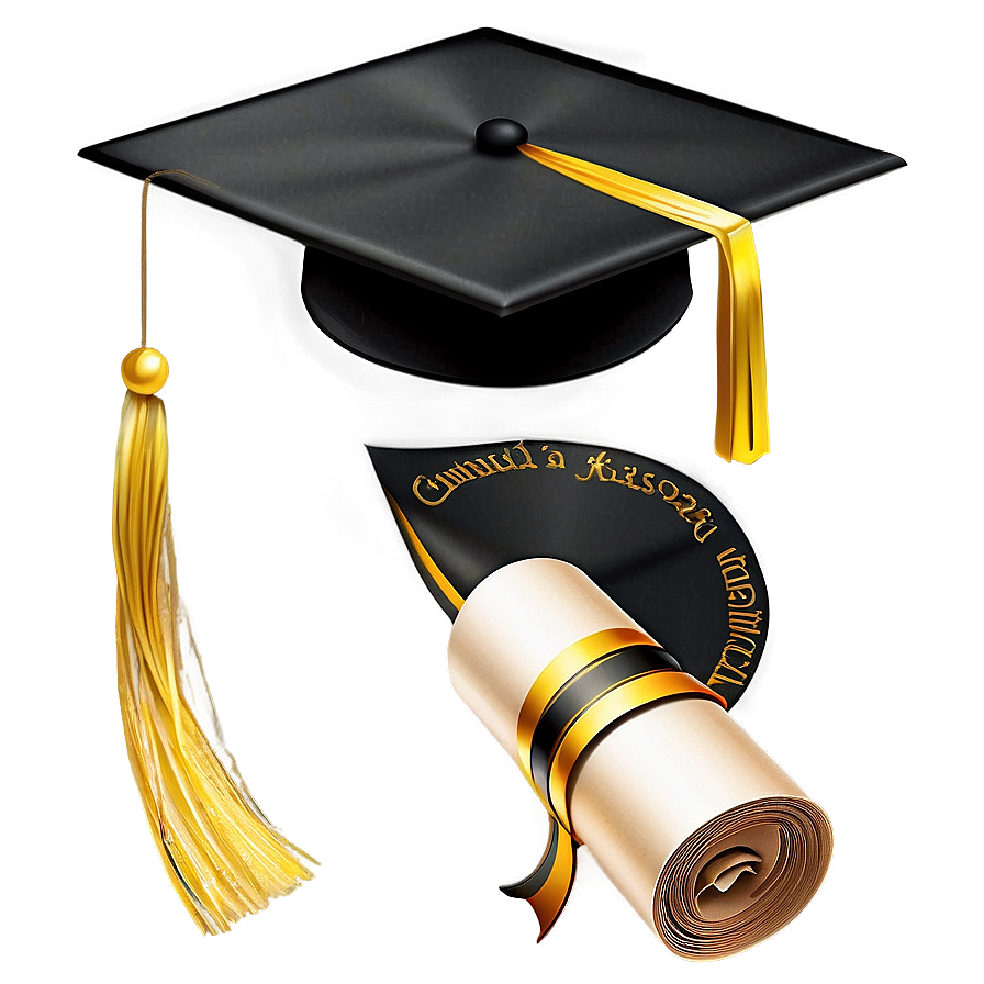 Graduation Cap And Diploma Png Dsu91 PNG image