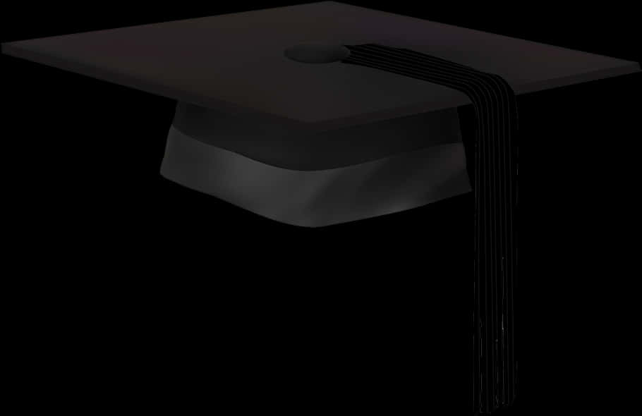 Graduation Cap Black Silhouette PNG image