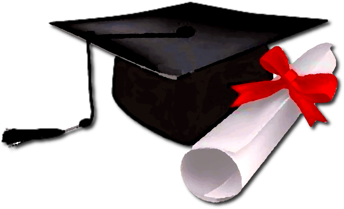 Graduation Capand Diploma PNG image