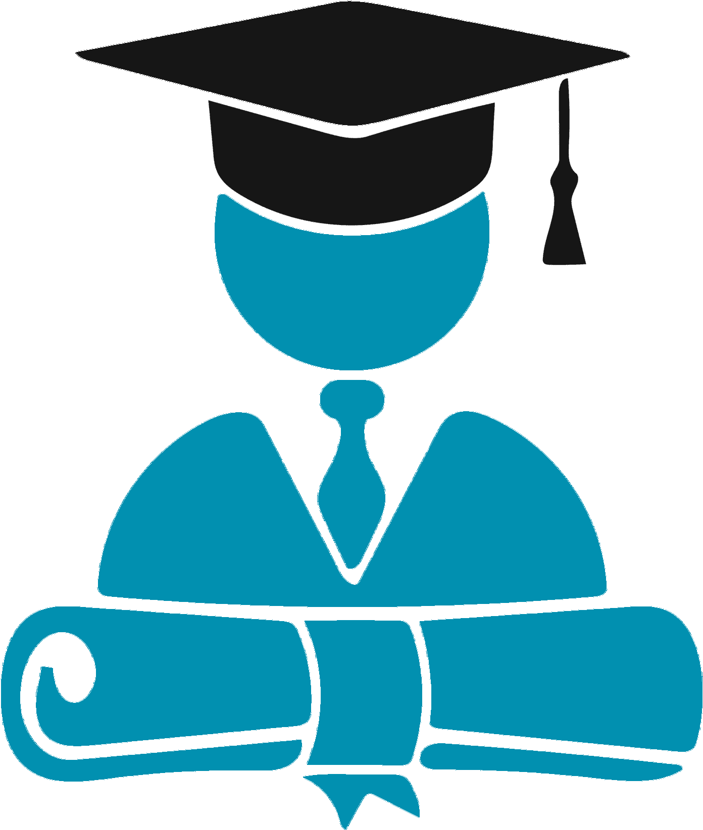 Graduation Capand Diploma Icon PNG image