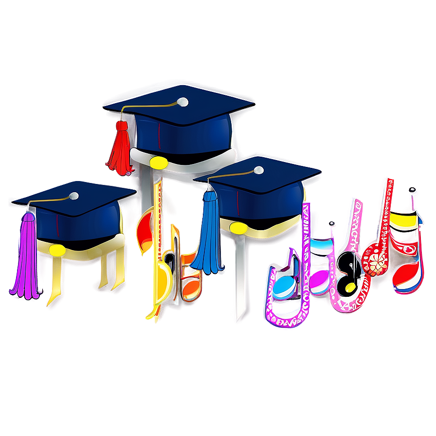 Graduation Music Png 05232024 PNG image