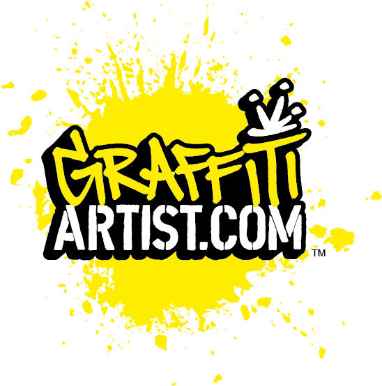 Graffiti Artist Logo Yellow Splash PNG image