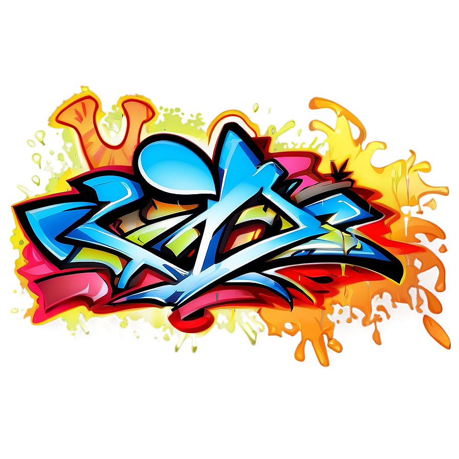 Graffiti Cartoon Png Quc PNG image