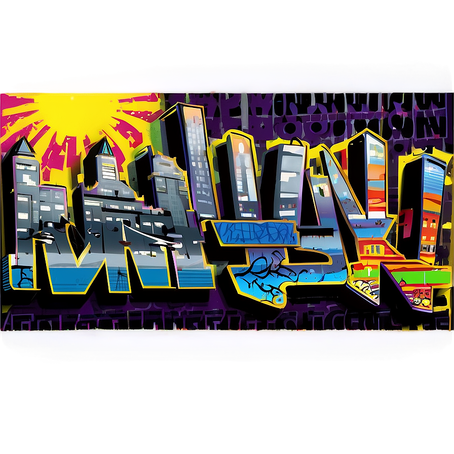 Graffiti City Png 31 PNG image