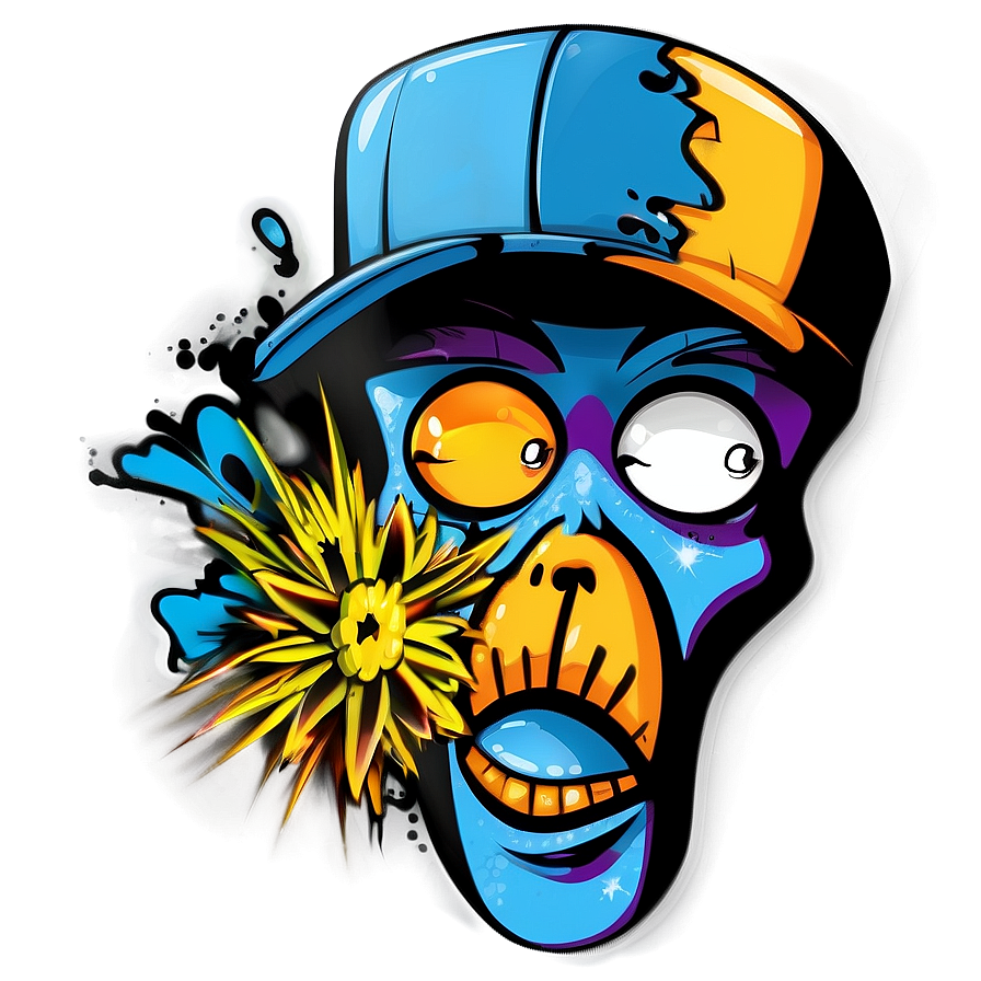 Graffiti D PNG image