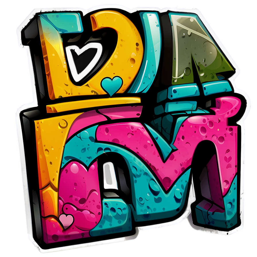 Graffiti Love Png Vss30 PNG image