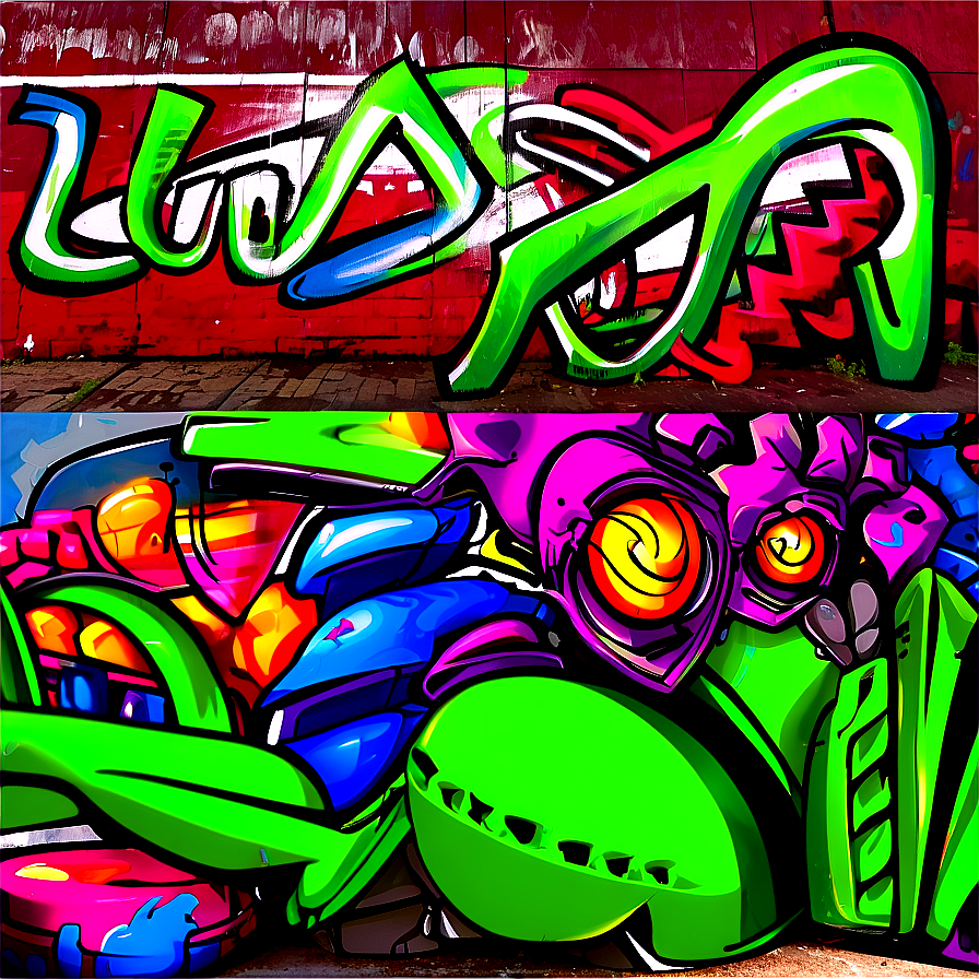 Graffiti Murals Png 8 PNG image