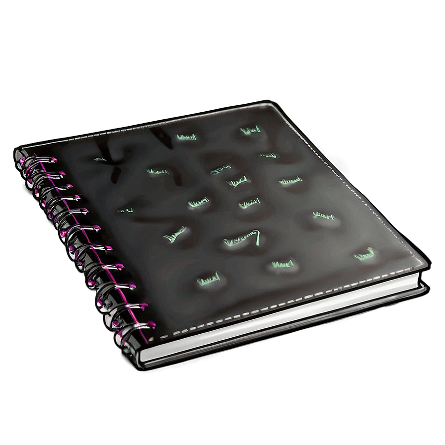 Graffiti Notebook Cover Png 06282024 PNG image