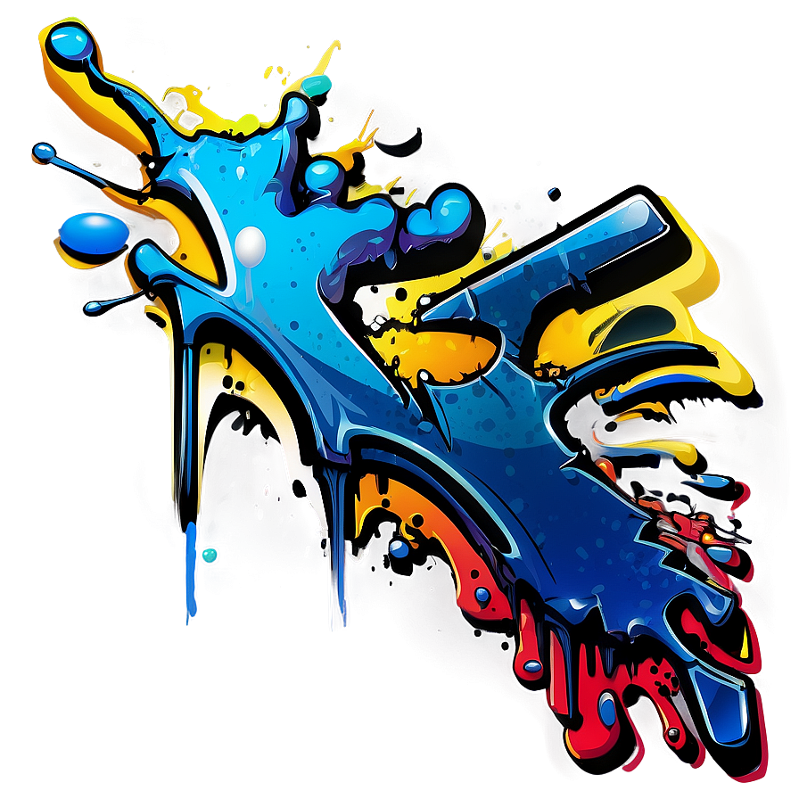 Graffiti Splash Png 05032024 PNG image