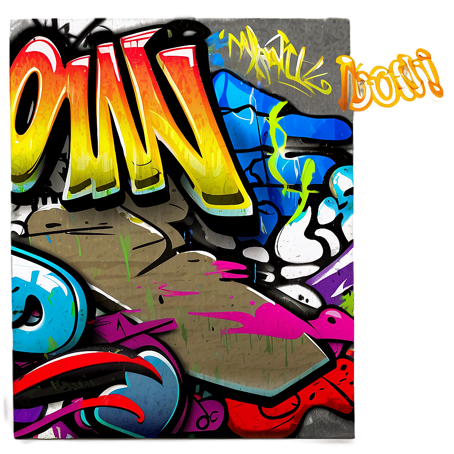 Graffiti Text Png 05032024 PNG image