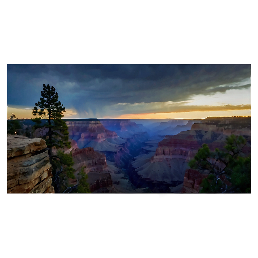 Grand Canyon North Rim Vista Png 06242024 PNG image