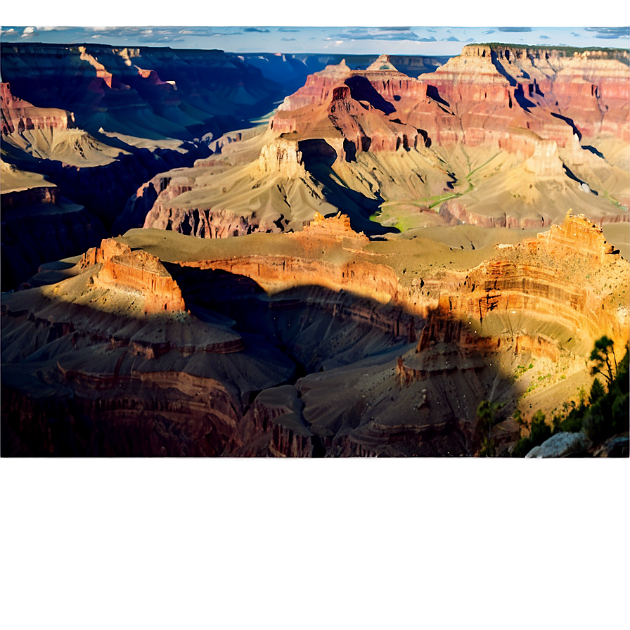 Grand Canyon Panoramic Cliffside View Png 56 PNG image