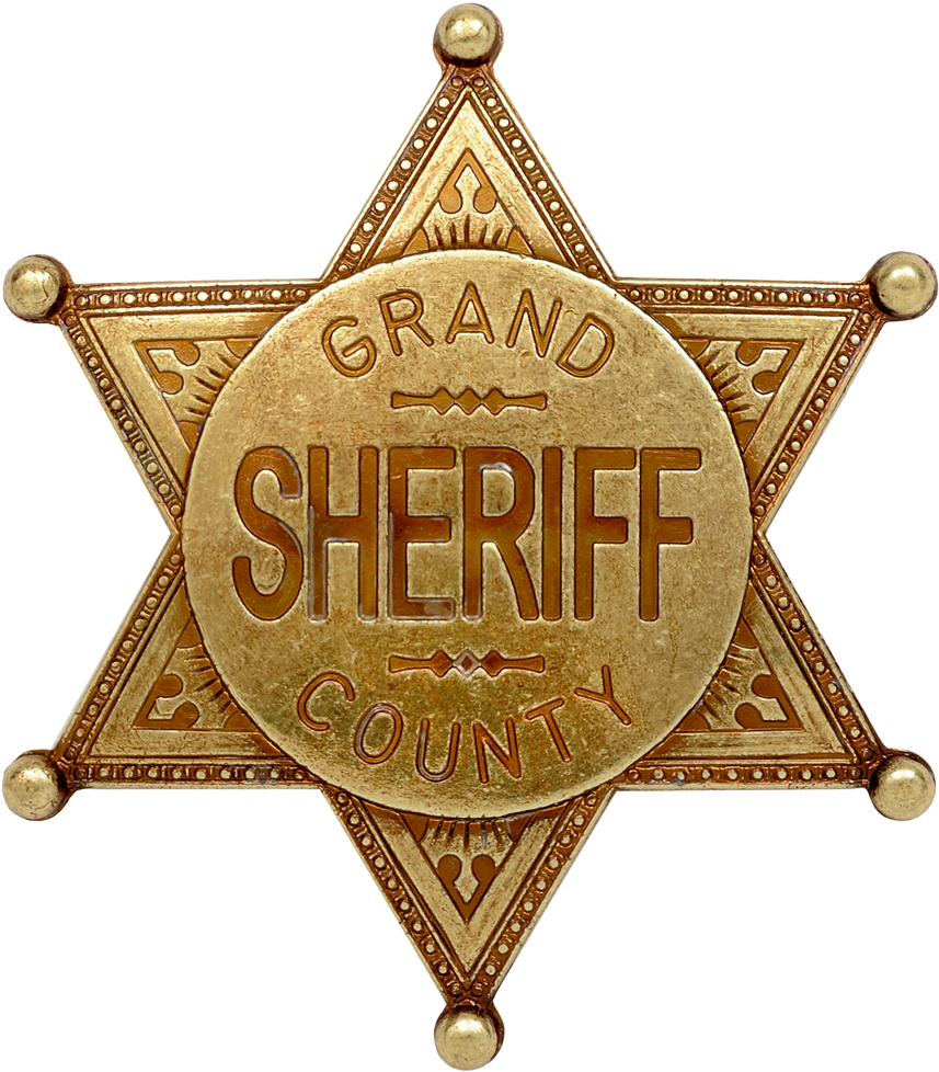 Grand County Sheriff Badge PNG image
