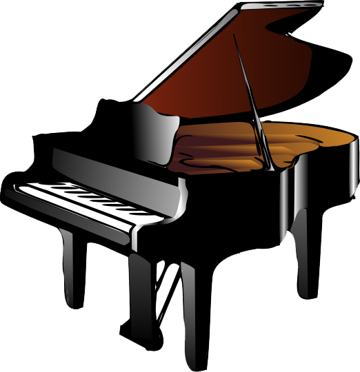 Grand Piano Vector Illustration PNG image