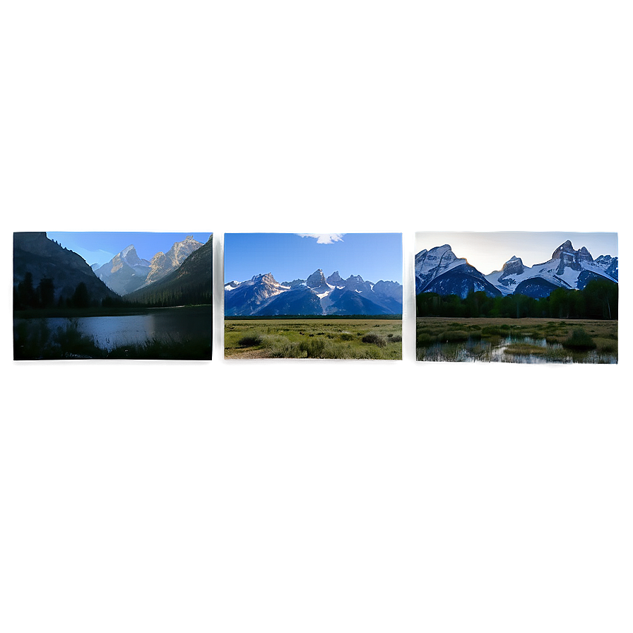 Grand Teton Mountains Wyoming Png Ntr PNG image