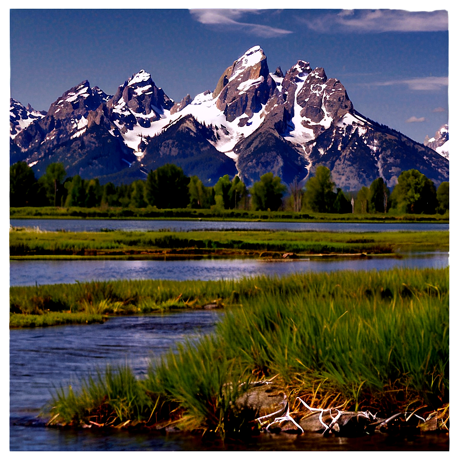 Grand Teton Mountains Wyoming Png Tnx PNG image