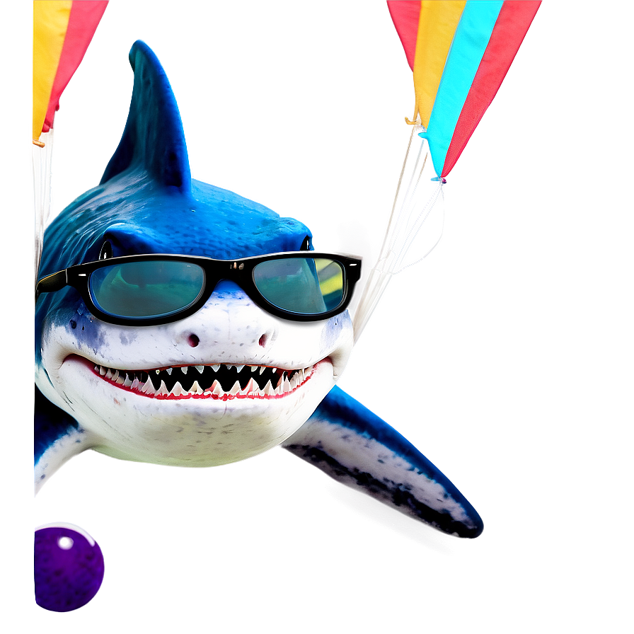 Grandpa Shark With Sunglasses Png 22 PNG image